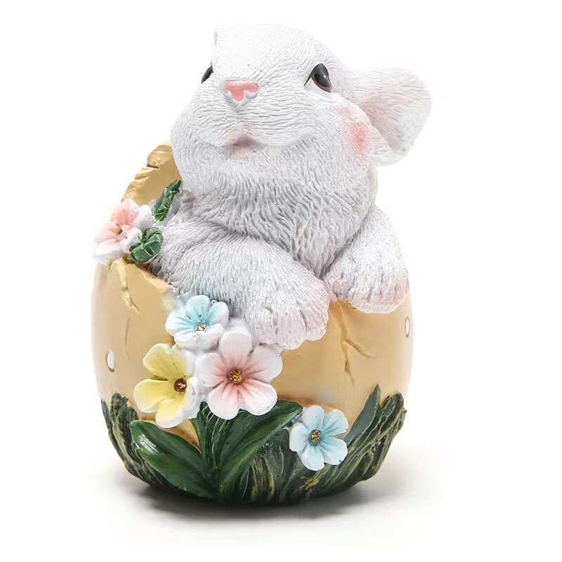 Lovely Easter Rabbit Hatching Decorations Happy Rabbit Ornaments