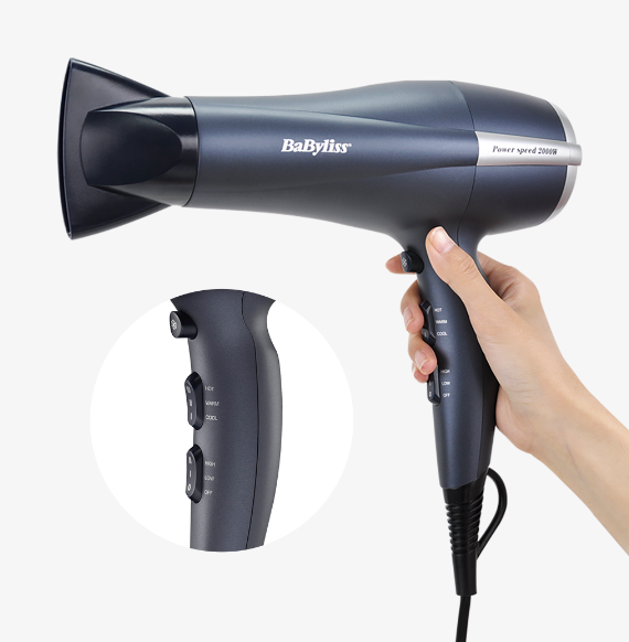 [Mới] Máy Sấy Tóc Babyliss tốc độ 2000W (d990k)