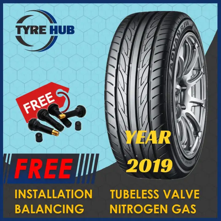 195 55r15 Yokohama Advan Fleva V701 Installation Tyre Hub New Tyre Tire Car Wheels Rim 15 Inch Lazada