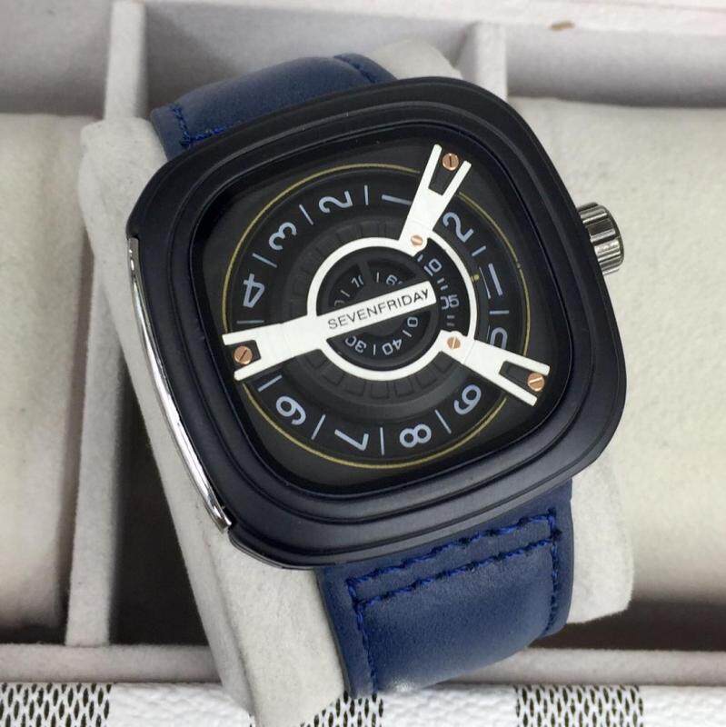 New Fashion_Seven_Friday_Quartz Movement Fashion/Casual Watch for Men Good Quality Leather Batter Then Picture Genuine Gift Box Malaysia