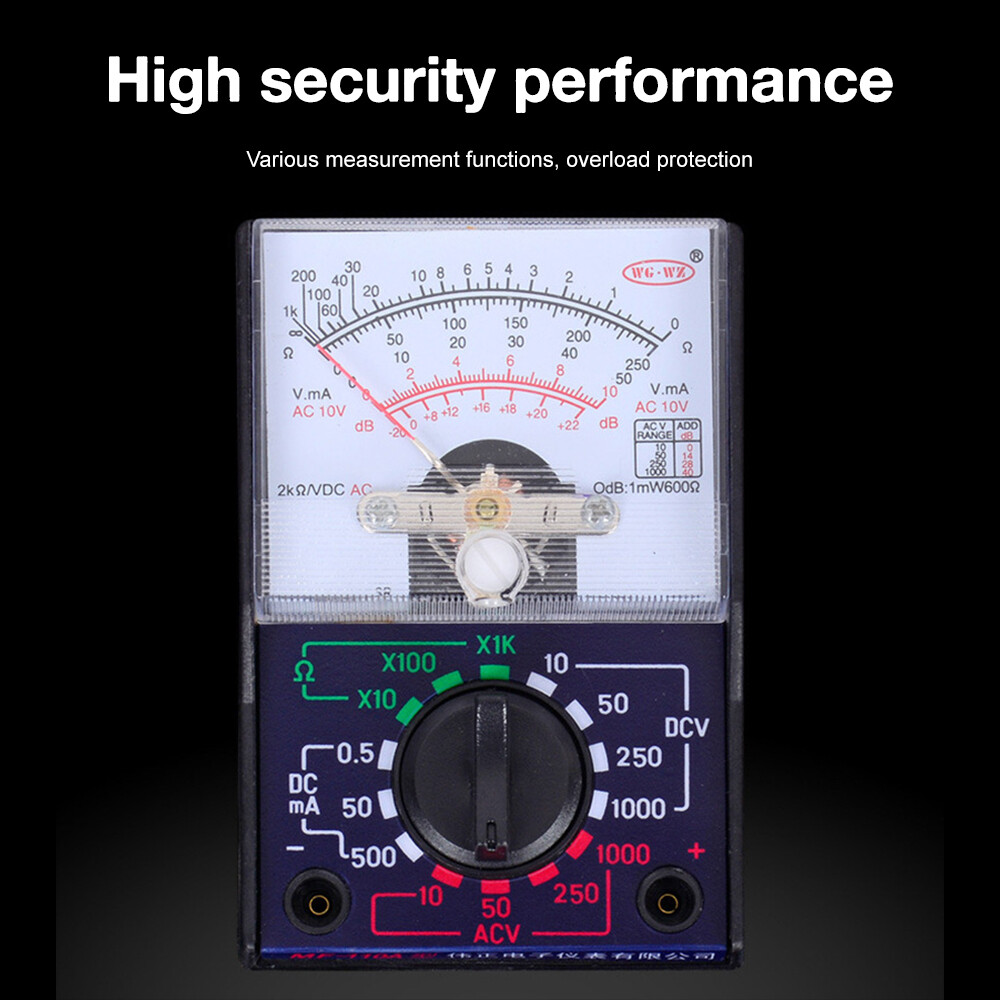 Aideepen Mini MF-110A Electric AC/DC OHM Voltmeter Ammeter Multimeter Meter Multi Tester