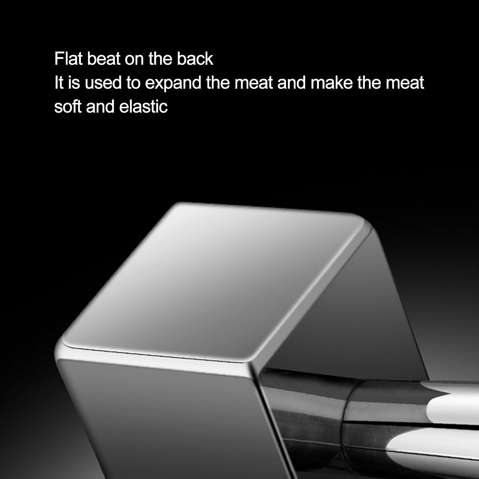 Meat Hammer Heavy Duty Steak Loose Tenderizer Hammer with Non‑Slip