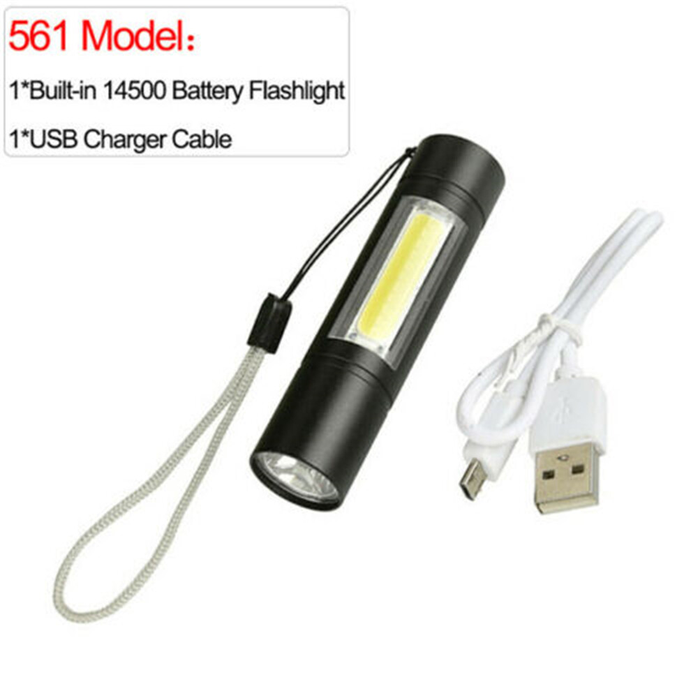 Original đa chức năng LED đèn pin 5000LM USB pin mạnh mẽ T6 Torch Side COB ánh sáng linterna đuôi nam châm ánh sáng làm việc