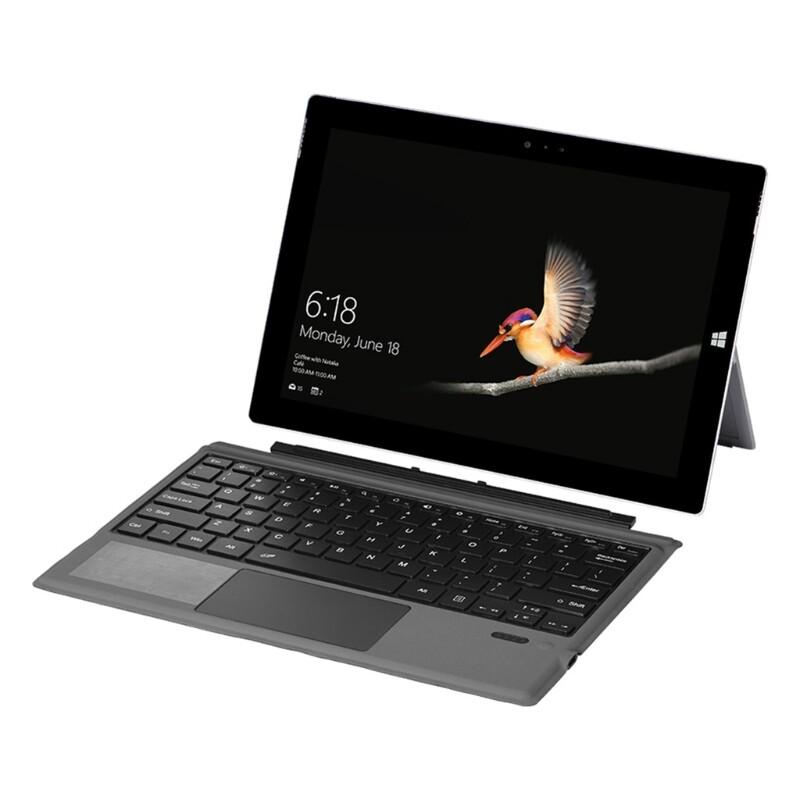 Bàn Di Chuột Siêu Mỏng, Bàn Phím Không Dây Tương Thích Bluetooth, Dành Cho Microsoft- Surface Go/Go 2 Với Đèn Nền