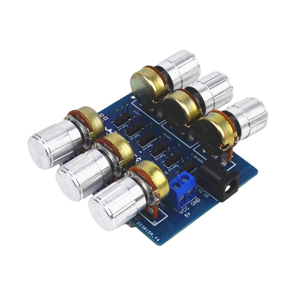 Funtasica แขนหุ่นยนต์ Potentiometer ลูกบิดบอร์ดคอนโทรล Servo ขยายบอร์ดสำหรับ Arduino