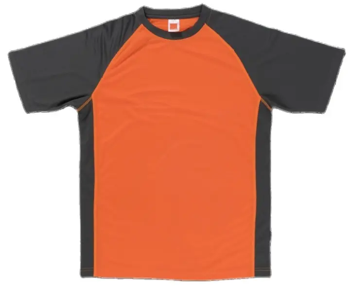 orange and grey t shirt