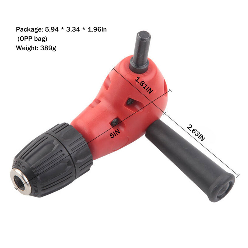 90 degree angle drill chuck bending extension right angle drill accessory high quality angle chuck drill bit adapter