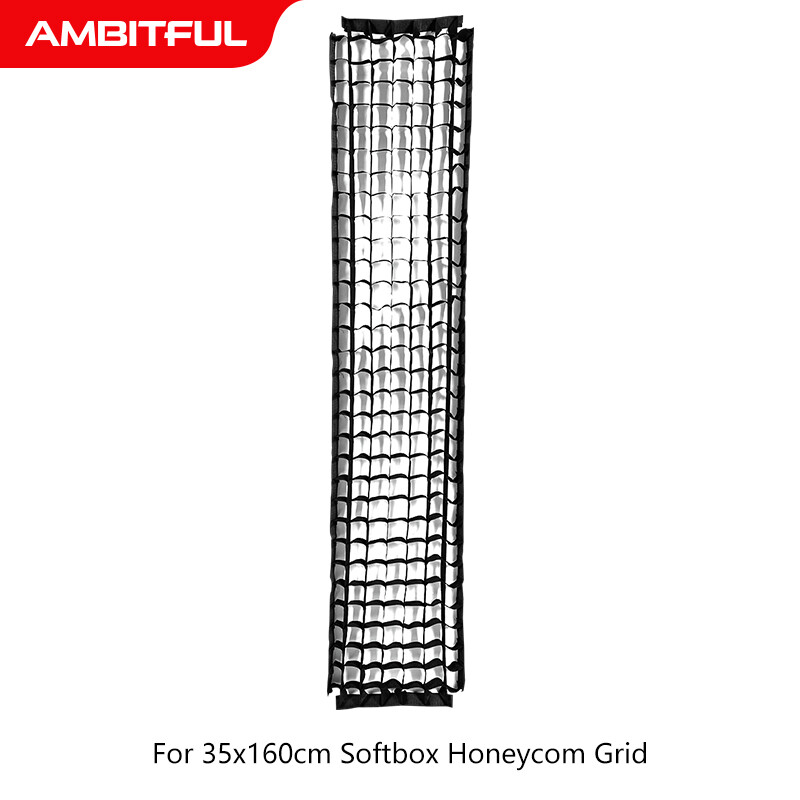 Ambitful 22x90cm 30x120cm 35x160cm softbox honeycom grid