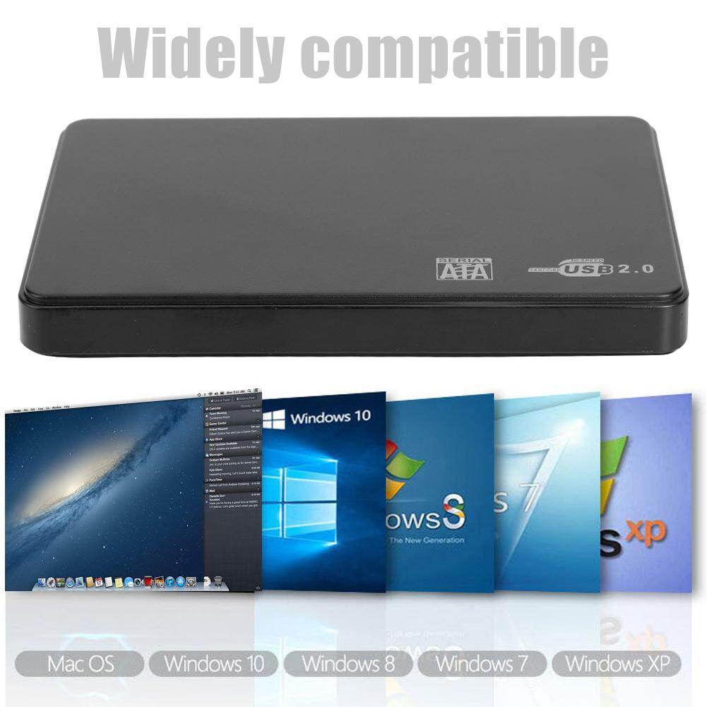 Hộp Ổ Cứng 2.5 Inch, Công Cụ Di Động SATA USB2.0, Hộp Đựng Ổ Cứng SSD Miễn Phí Vỏ Ổ Đĩa Cứng Gắn Ngoài Dành Cho PC