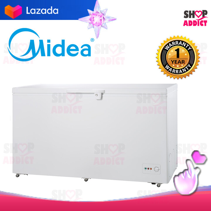 Midea Chest Freezer with Rollers WD300W Lazada