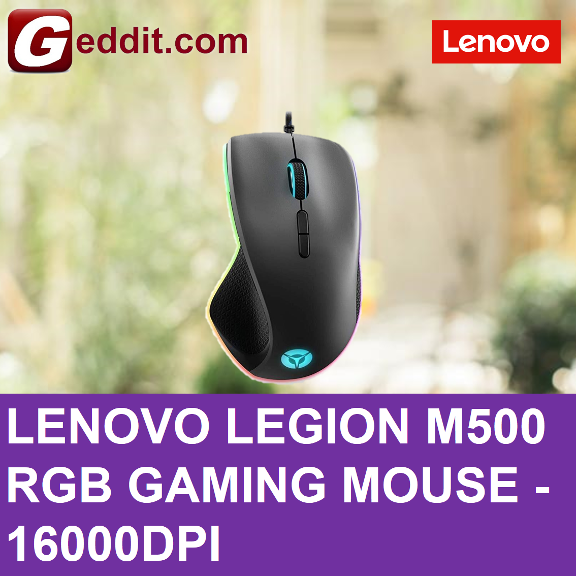 LENOVO LEGION GAMING M500 RGB GAMING MOUSE WITH 16000 DPI - GY50T26467 ...
