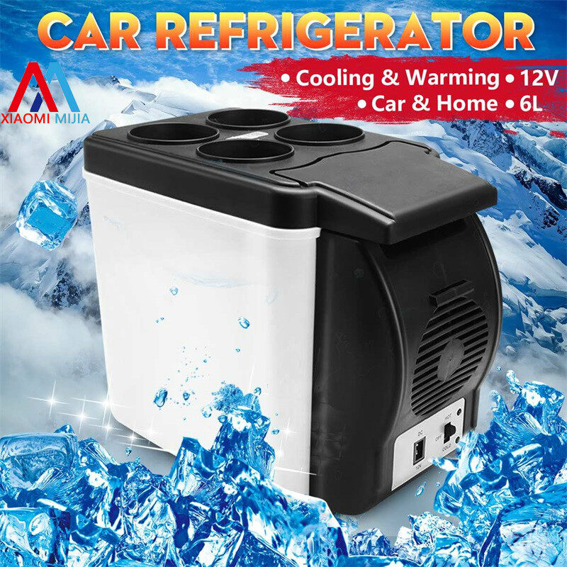 MI ตู้เย็นรถยนต์ ไฟขนาด12V  refrigerator ตู้เย็นพกพา ตู้เย็นมินิ กระทัดรัด / เล็ก ตู้เย็น ตู้เย็นเล็ก ตู้เย็นจิ๋ว ตู้เย็นม ตู้แช่แข็ง