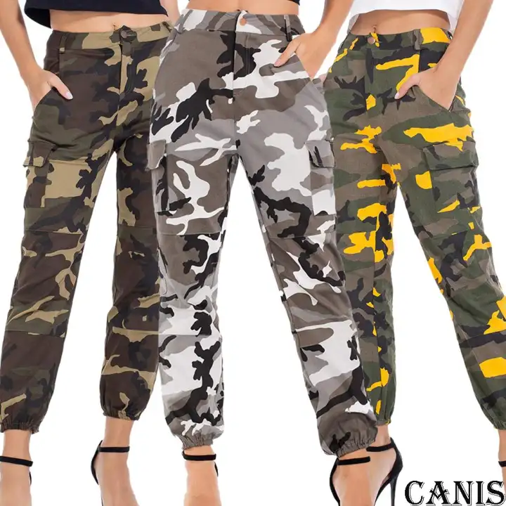 camouflage joggers ladies