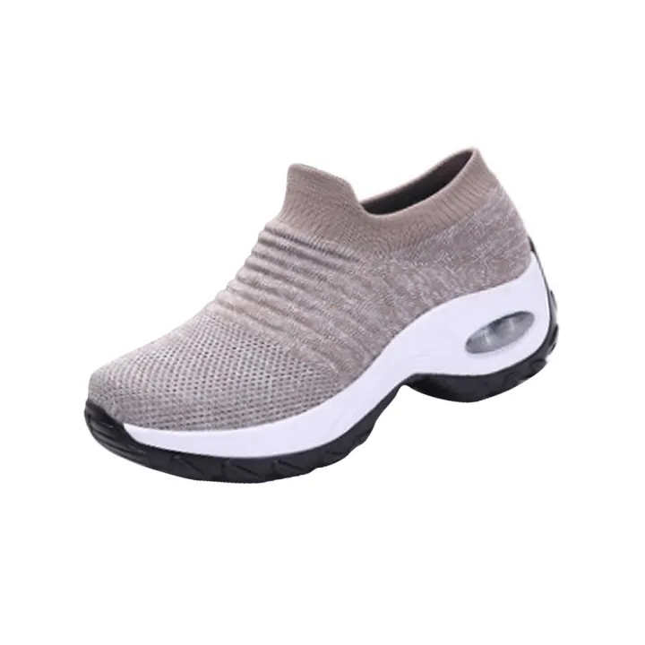 women's fashion breathable mesh platform sneakers