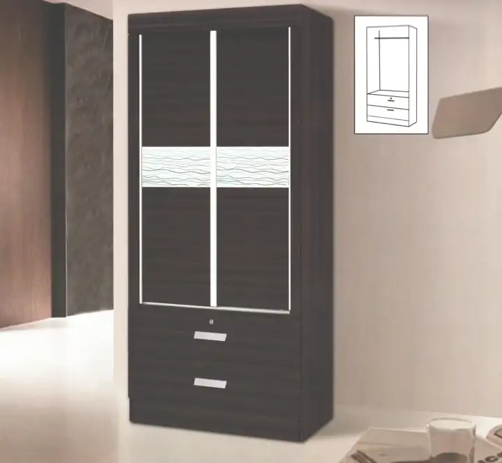 2 5ft 2 Sliding Door Wardrobe W 2 Drawer Deliver Installation