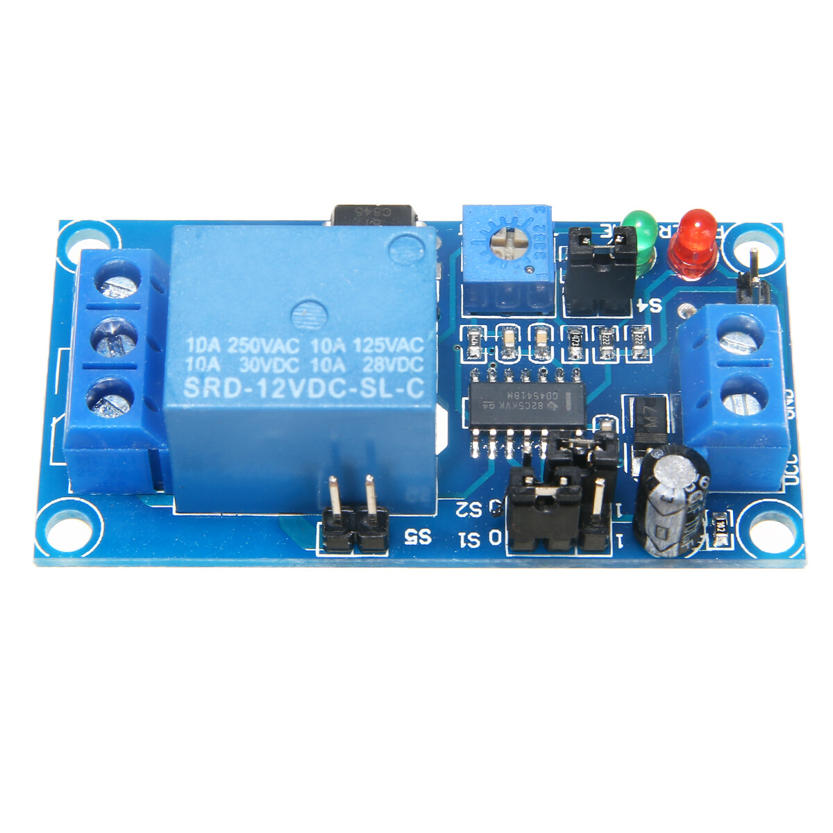 1pc New DC 12V Time Delay Relay Module Circuit Timer Timing Board Switch Trigger