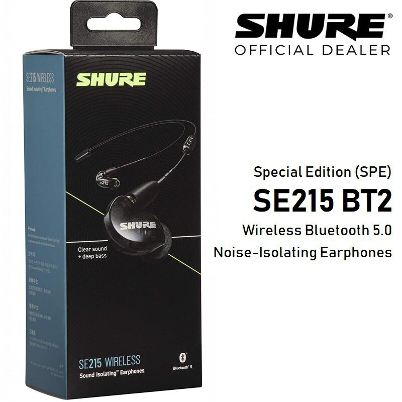 Shure se215 wireless discount earphones with bluetooth 5.0