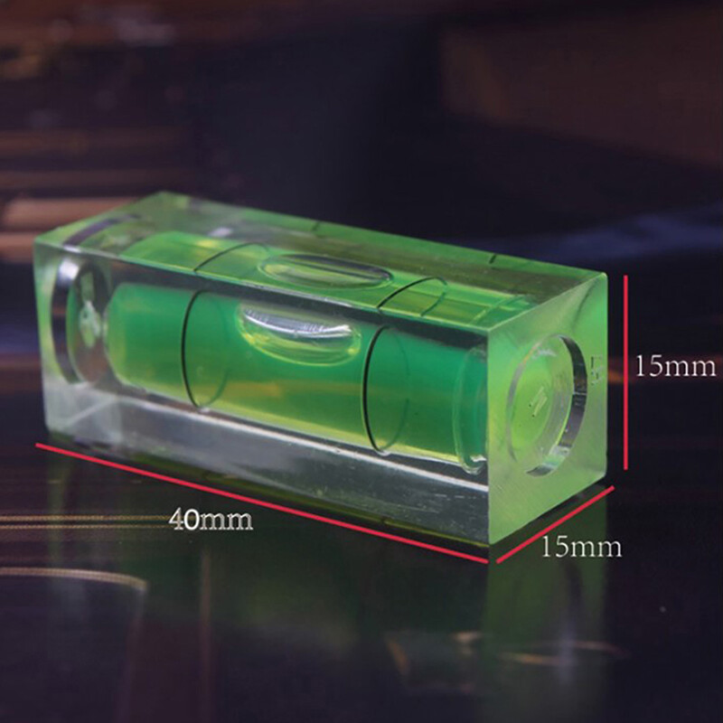 Sanba New Household Mini Square High Precision Green Round Bullseye Range Bubble