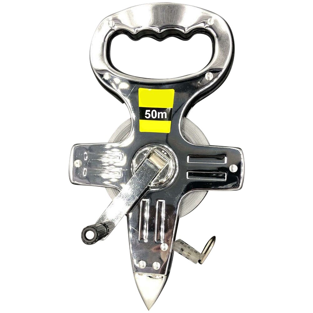 lentils 30/50/100m Rocker Metric Tape Measure Steel Frame Ruler Engineering Measurement