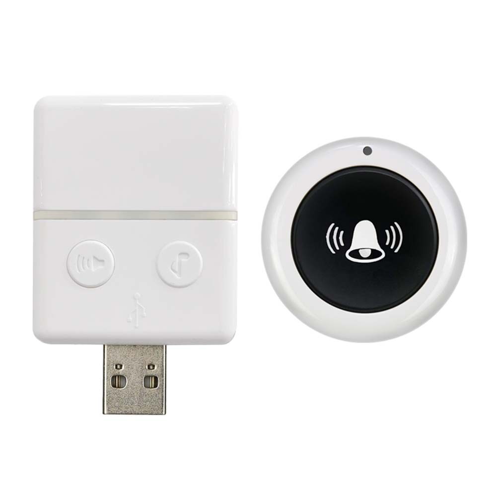 Kebidumei 30 Music 150M Wireless Doorbell Waterproof Remote Controller USB Smart Door Bell Receiver Single Button Remote Control