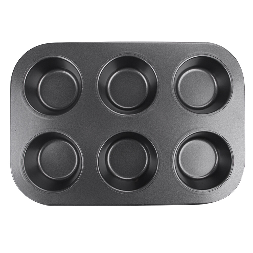 Terylin 6-Cup Non-Stick Cake Mold Baking Cupcake Tray Pan Kitchen DIY Bakeware Tools