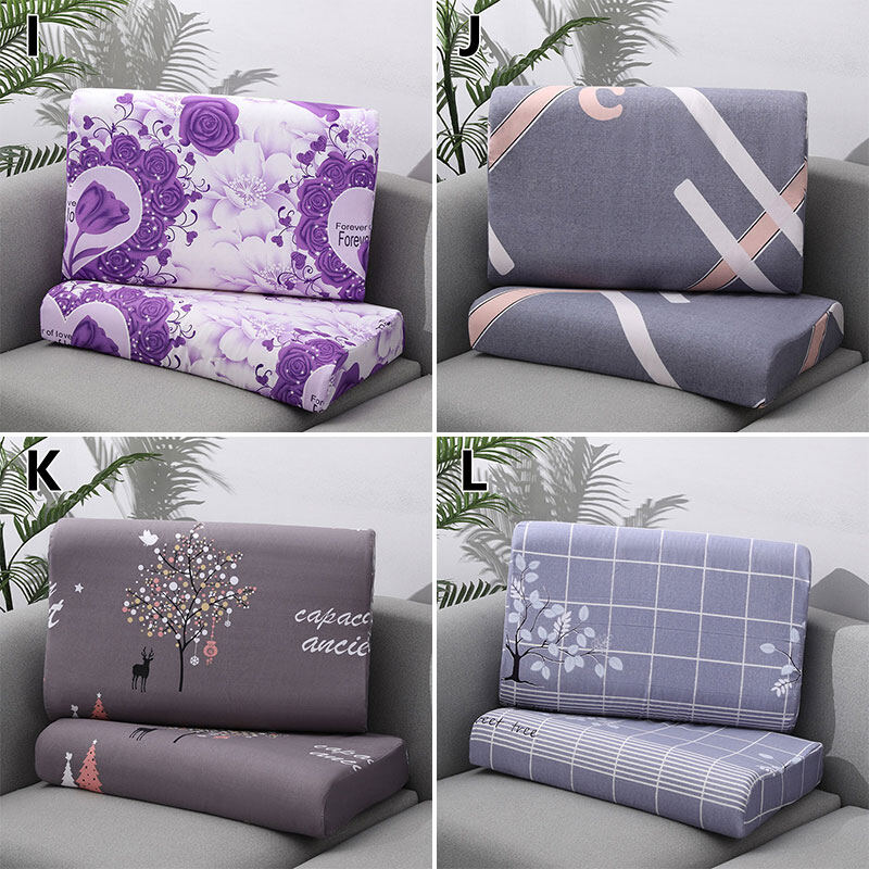 JUCHEN 1PC Pillow Cover Memory Foam Latex Pillowcase Pillow Case Rebound Contour Zippered Protector