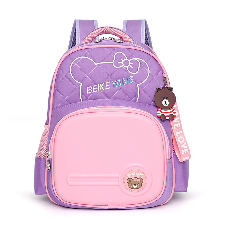 Johnn fashion Backpacks Korean version of the burden-reducing backpack elementary school schoolbag