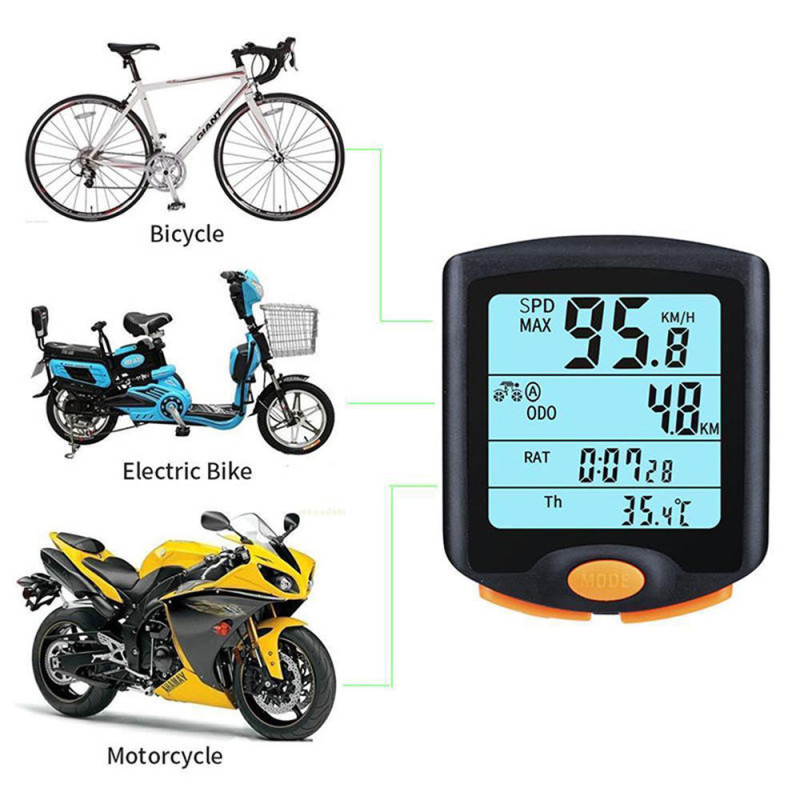 [Ready Stock]Waterproof Bicycle Wire Code Table Computer Calculation ...