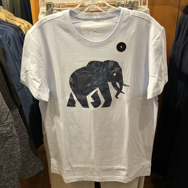 Banana Republic men's summer print crewneck short sleeve T-shirt