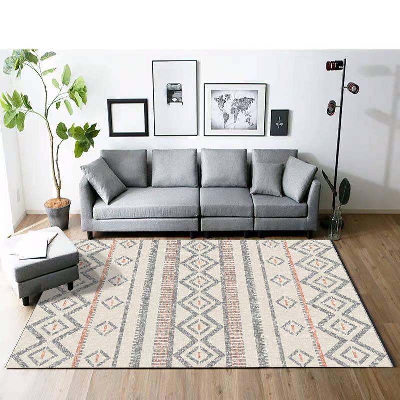 Indoor Washable Carpet Noble Persian Flower Area Carpet Fade Resistant Shed Free Modern Transitional Soft Living Room Dining Room Rug Lazada Singapore