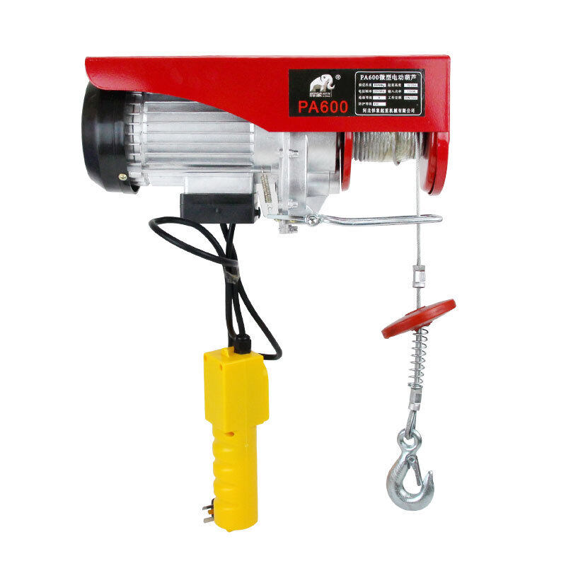1100 Lbs Lift Electric Hoist Crane Remote Control Power System, Zinc ...