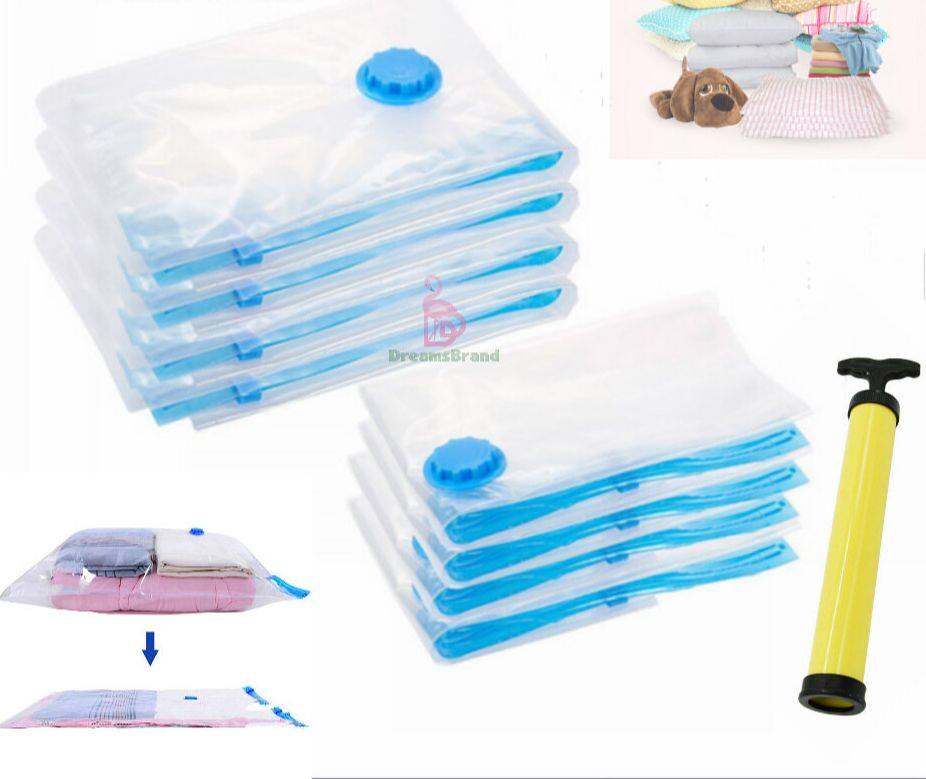 Vacuum bag storage organizer hot sale