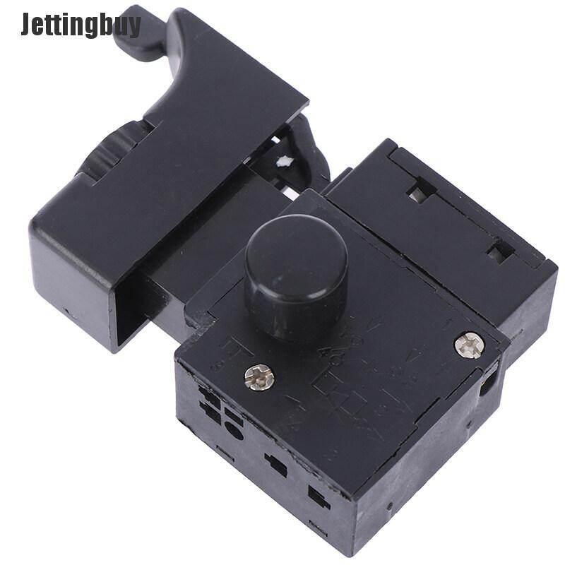 Jettingbuy FA2-6/1BEK black 6a 250v electric drill speed control trigger button switch