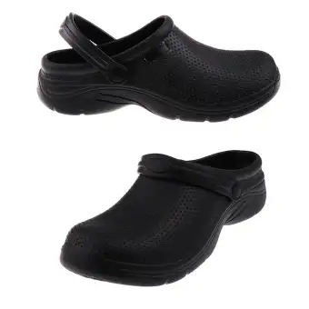 Fenteer Unisex Women Slip On Work Clog Anti Slip Hospital Nursing