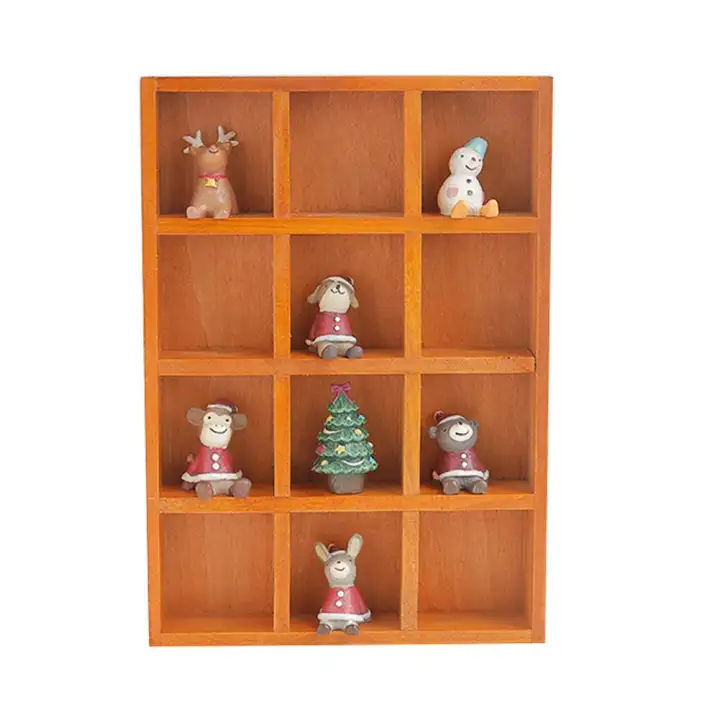 Hldb Retro 12 Grid Vintage Wooden Storage Divider Box Drawer Desk Hldb Retro 12 Grid Vintage Wooden