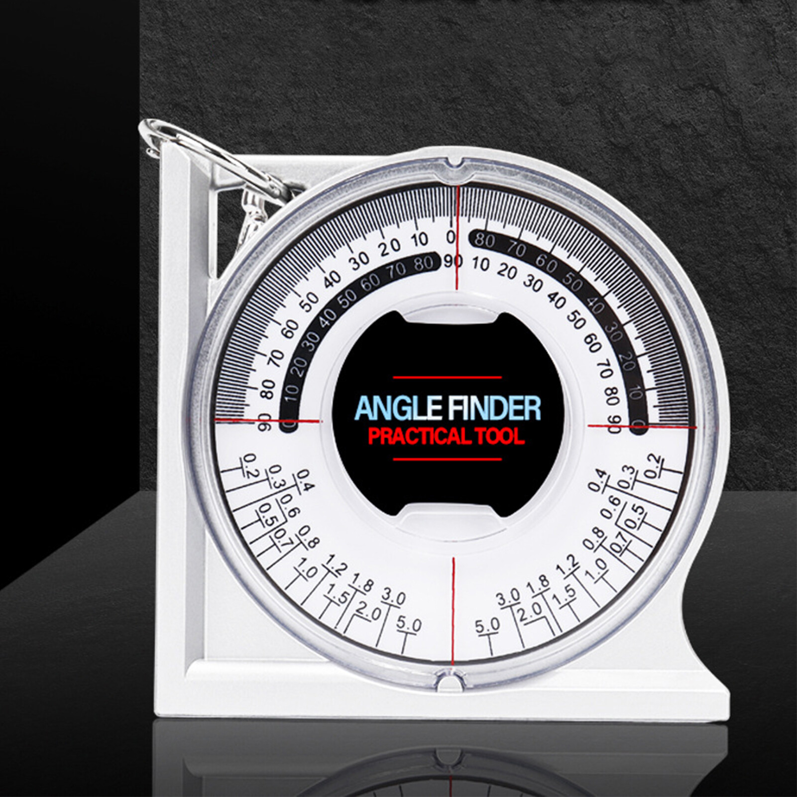 kangshaibi Widely Used Angle Finder Strong Adsorption High Sensitivity Stable Protractor Gauge for Civil Engineering Professional Inclinometer Clear