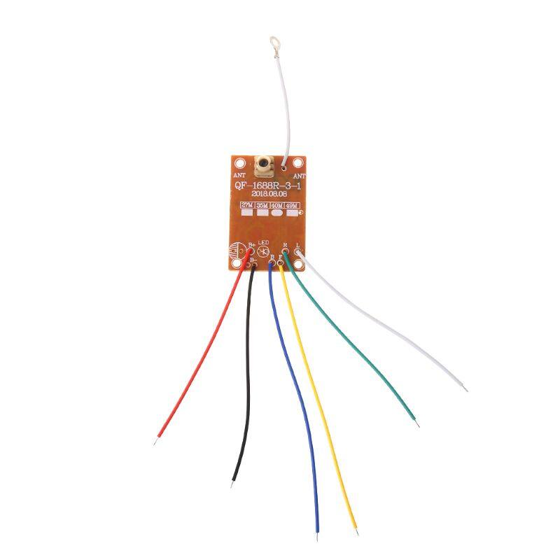 4CH RC Điều Khiển Từ Xa 27MHz Mạch PCB Transmitter Và Receiver Board Với Antenna Đài Phát Thanh Hệ Thống Cho Xe Tải Đồ Chơi