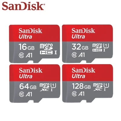 SanDisk Micro SD Card SDHC 16GB 32GB Memory Card SDXC 64GB 128GB MicroSD Max 98M/s Uitra C10 TF cards cartao de memoria
