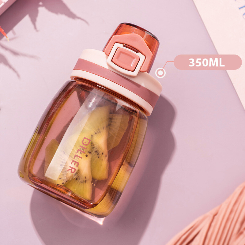 Ready stock 350ml/550ml diller transparent water bottle portable pp adult/kids space cup outdoor sports indoor fitness drink bottle oua3154