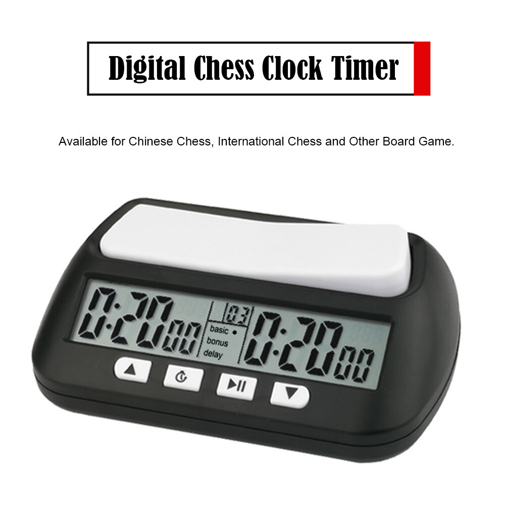 LIXADA 3-in-1 Multipurpose Portable Professional Chess Clock Digital Chess Timer Game Timer