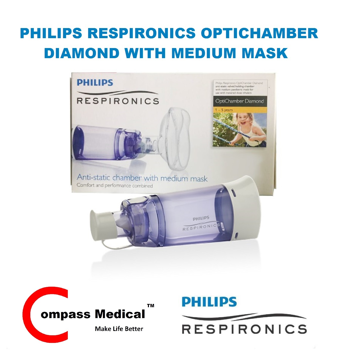 philips anti static valved holding chamber