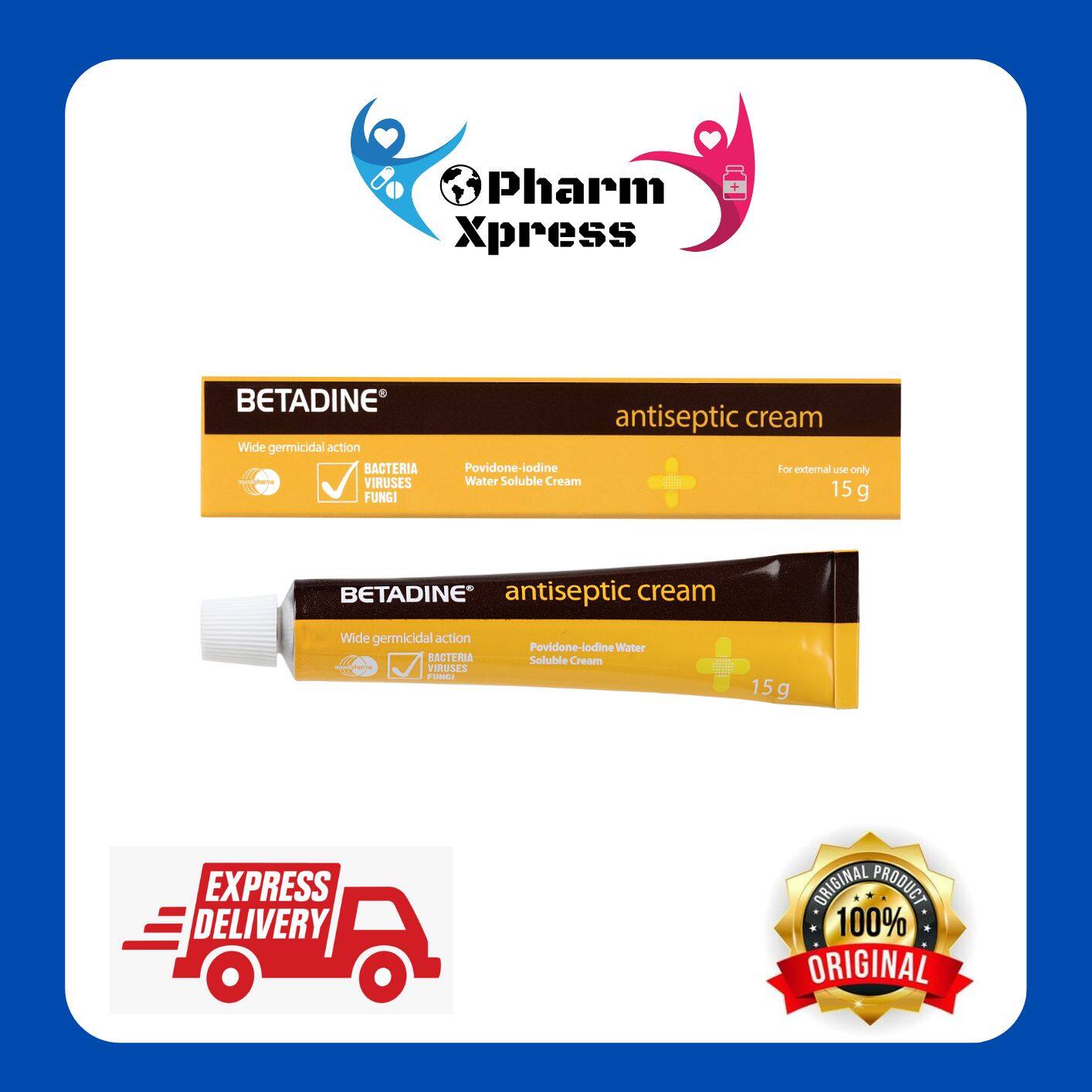 Betadine Antiseptic Cream 15g Lazada