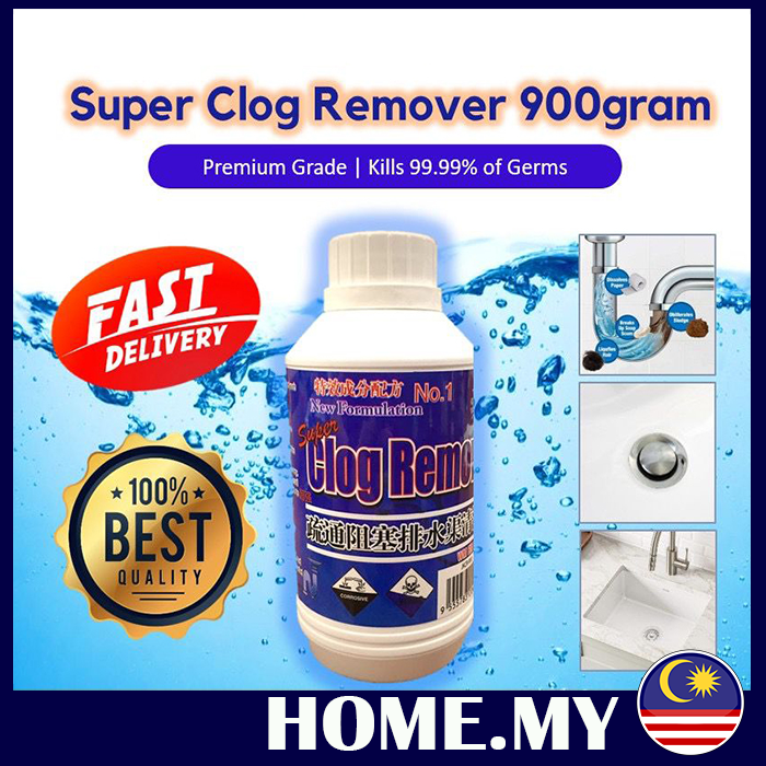 Heavy Duty Super Clog Remover Power Dissolver Sink Drain Cleaner Sumbat