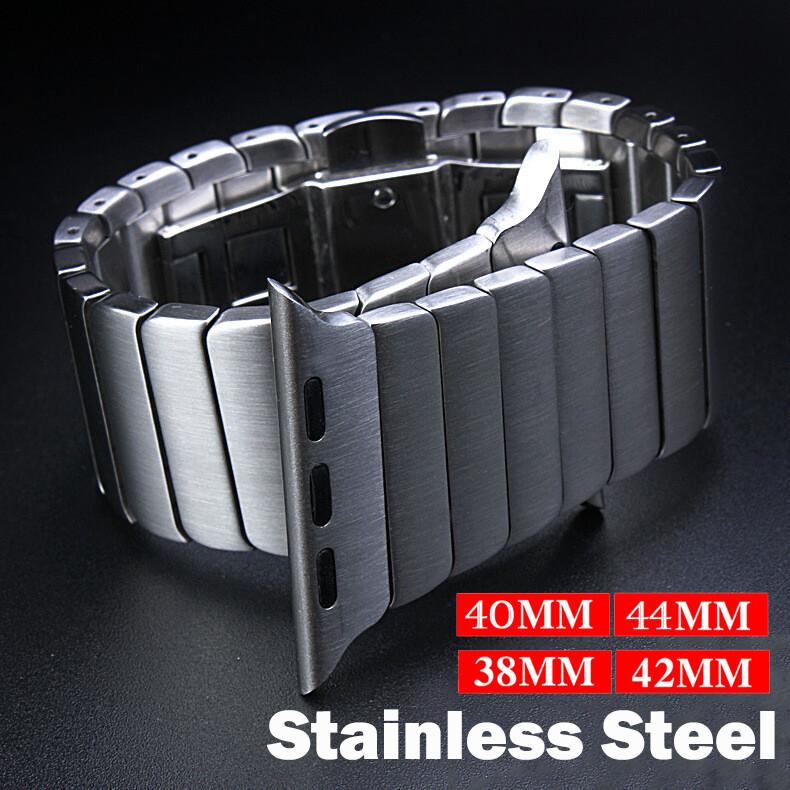 38 40 mm Stainless steel Band for Apple Watch Series 5 4 3 Link loop band band link bracelet strap 38 40mm 42 44mm For apple watch