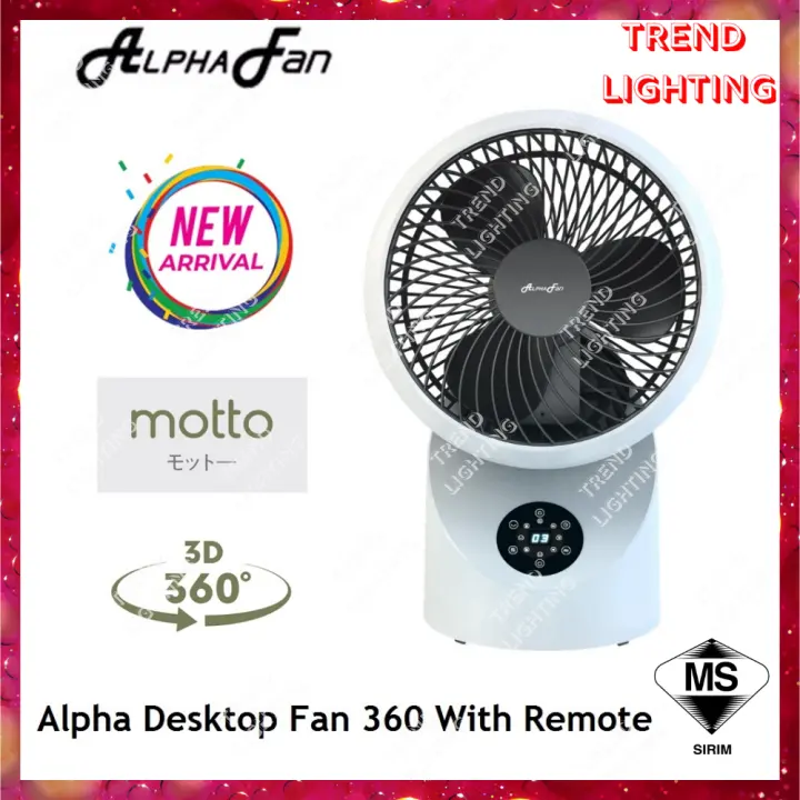 desk fan with remote