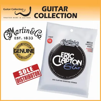 Martin MEC12 Eric Clapton Acoustic Guitar Strings Phosphor Bronze Light 012-054