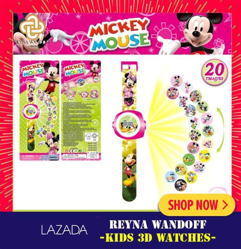 Kids Cartoon 3D Projector Fun Rotary Watches Malaysia
