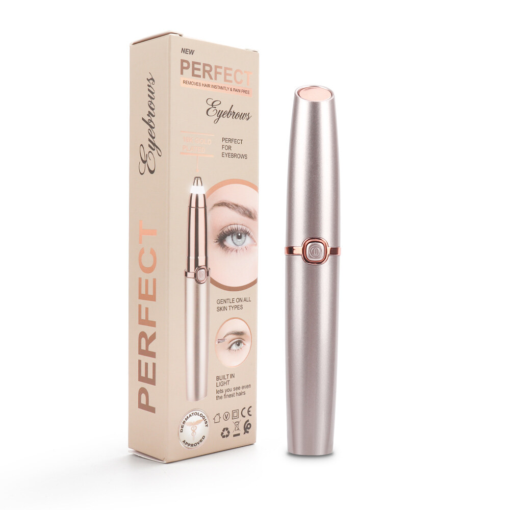 DECINIEE Electric Eyebrow Trimmer Makeup Painless Eye Brow Epilator Mini Shaver Razors Portable Facial Hair Remover for Women Depilator