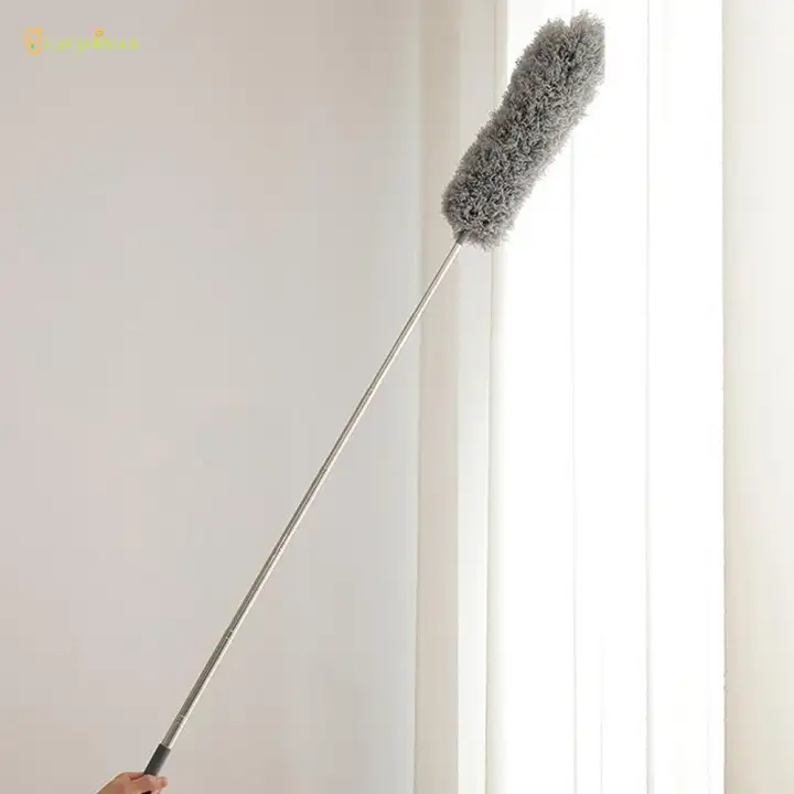 Kjdf Microfiber Fexible Head Duster With Extension Rod For Ceiling