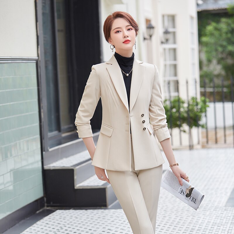 Apricot Suits Women 2021 New Autumn 